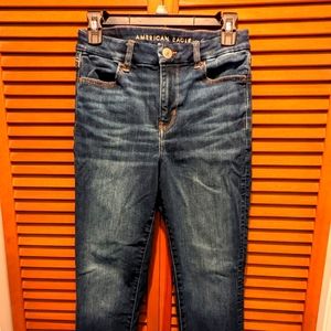 American Eagle Curvy Ne(x)t Level stretch super high-waisted jeggings